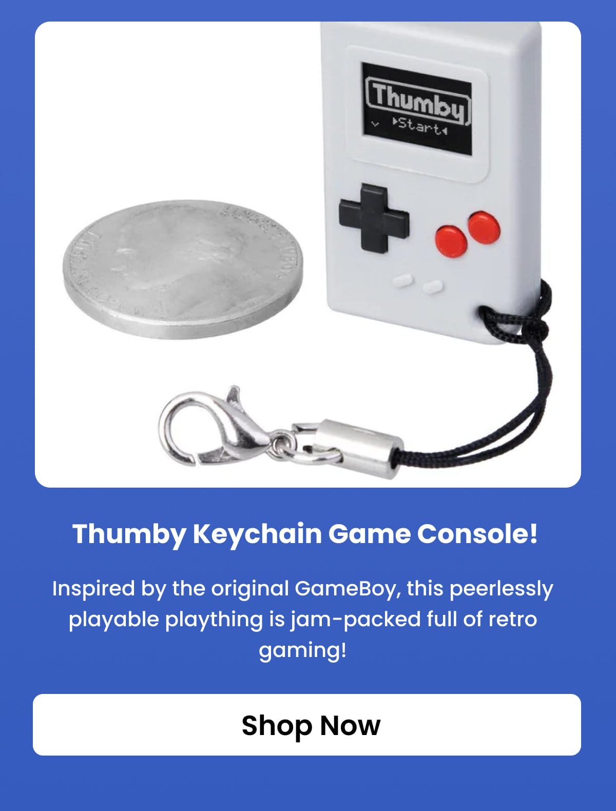 Thumby Keychain Game Console