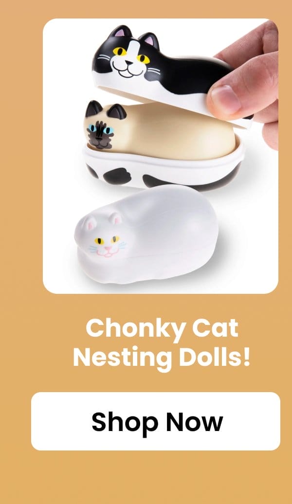 Chonky Cat Nesting Dolls