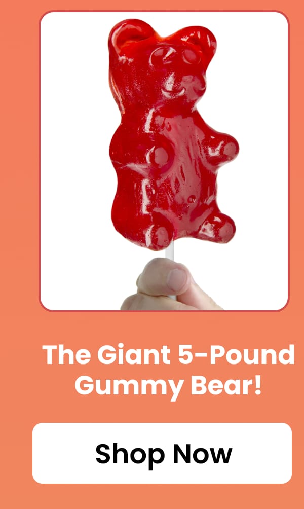 Giant Gummy Bear ... on a Stick