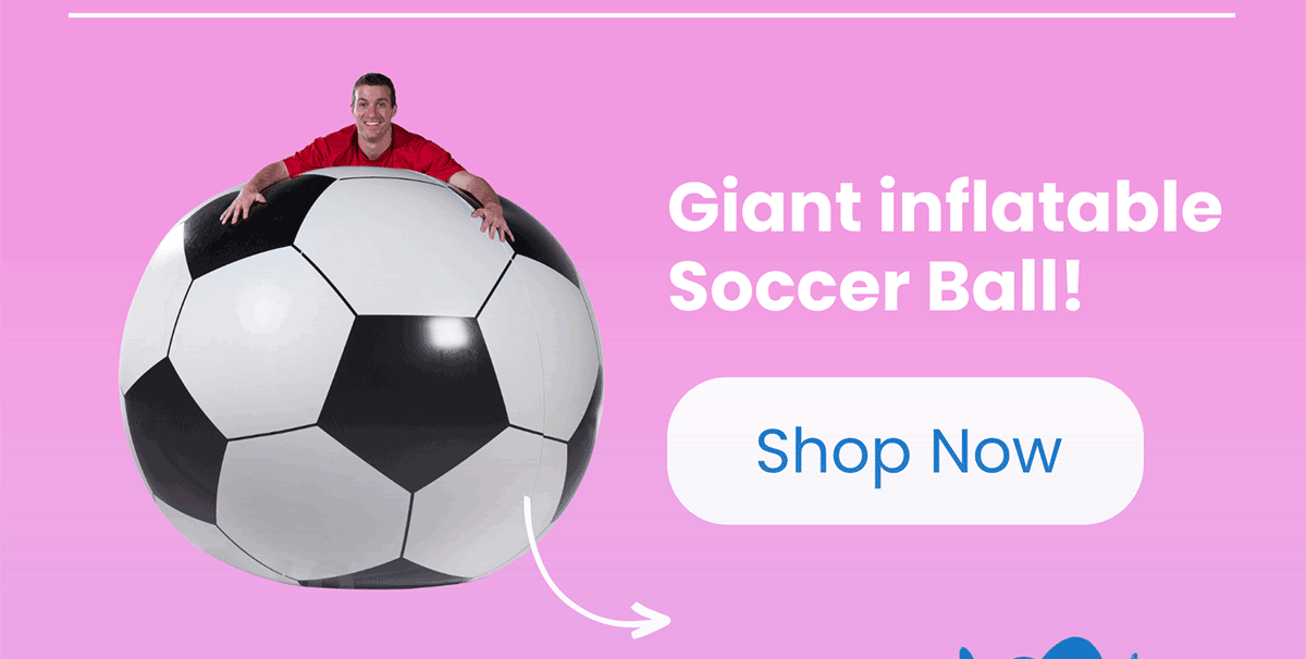 Giant Inflatable Soccer Ball!