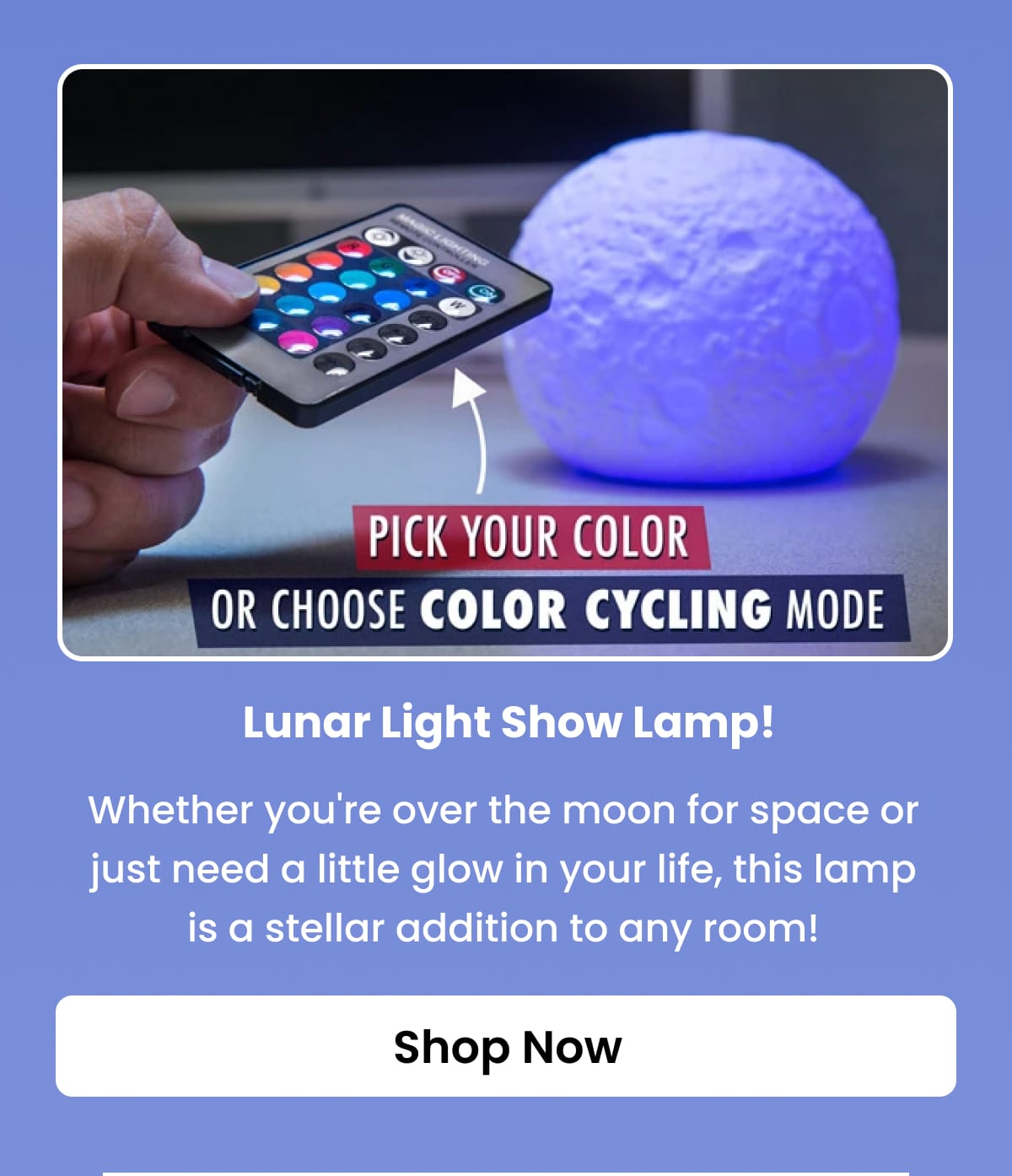 Lunar Light Show Lamp