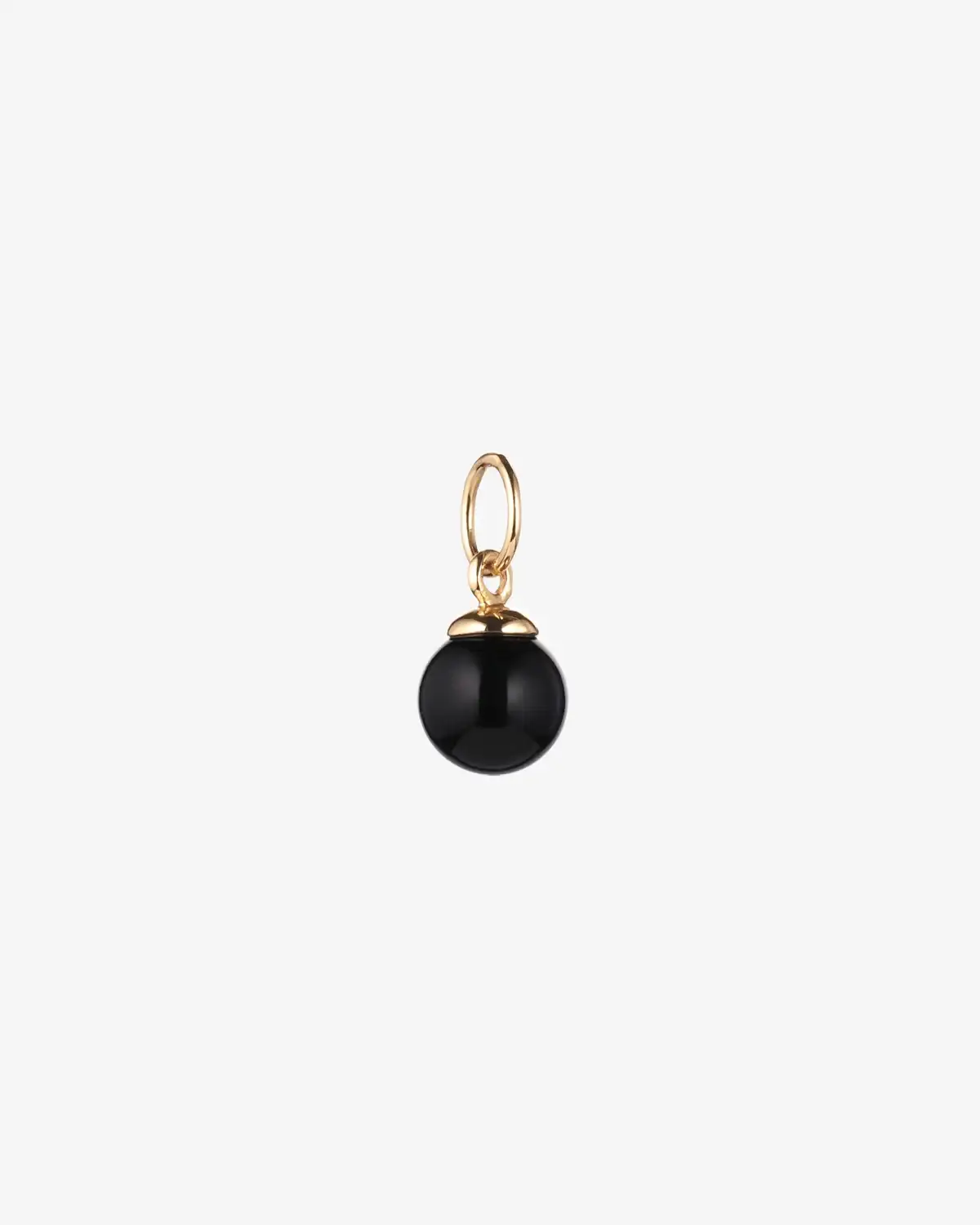 Image of Black Onyx Drop Pendant Charm