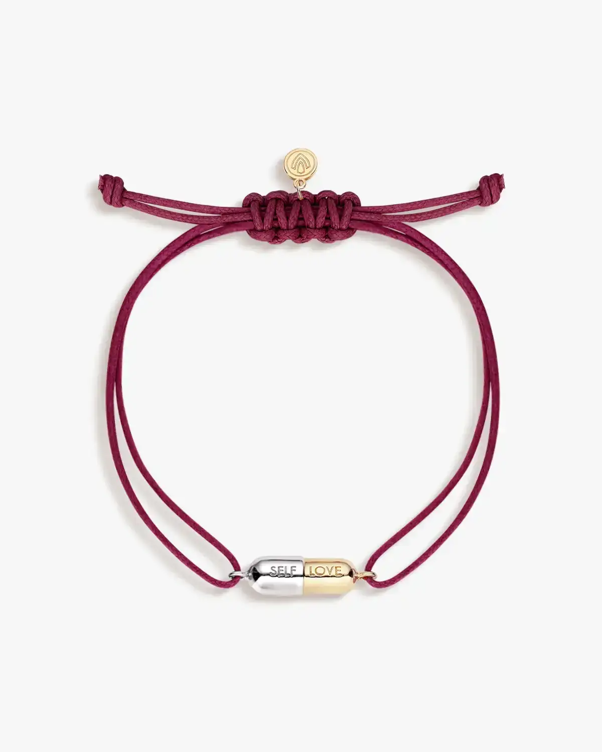 Image of Self-Love Pill Double Cord Bracelet