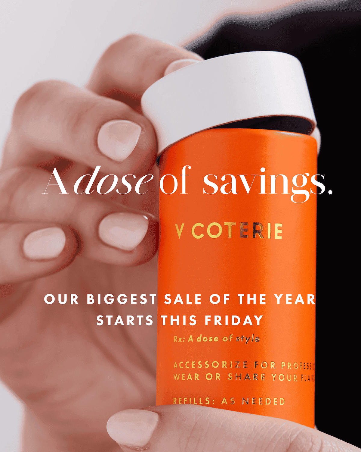 V Coterie Black Friday Sale Start November 24th