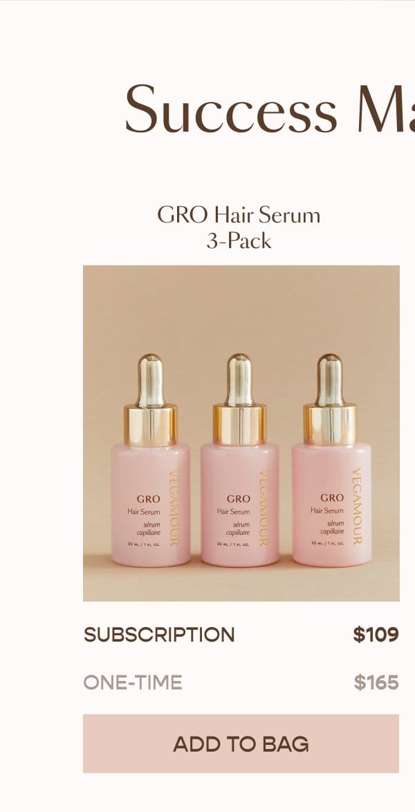 GRO Hair Serum 3 Pack