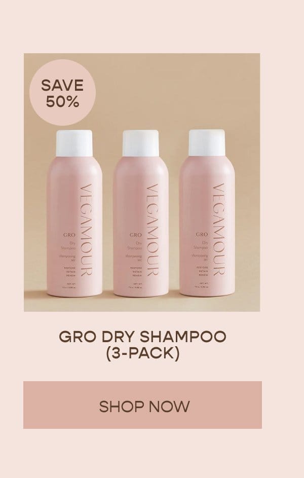 GRO Dry Shampoo 3-Pack