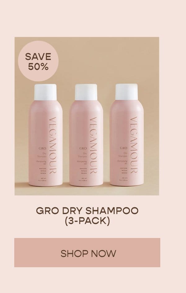 GRO Dry Shampoo 3-Pack