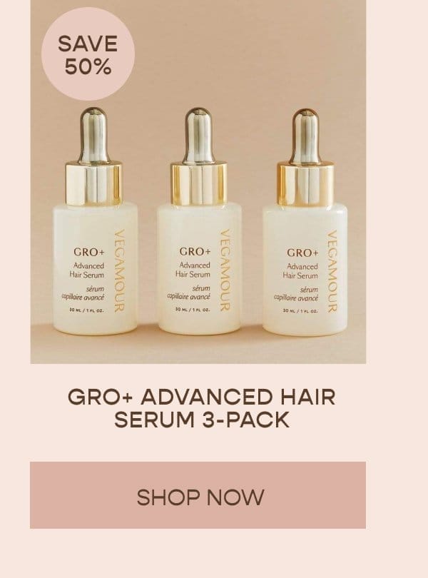 GRO+ Advanced Hair Serum 3-Pack