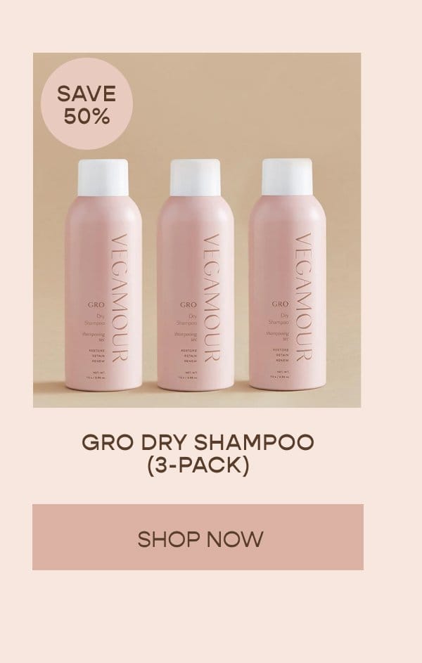 GRO Dry Shampoo 3-Pack