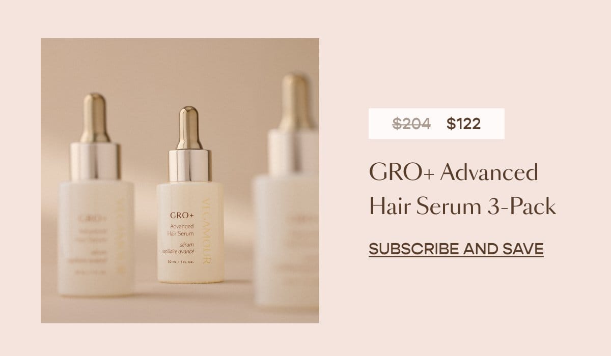 GRO+ Advanced Hair Serum 3-Pack