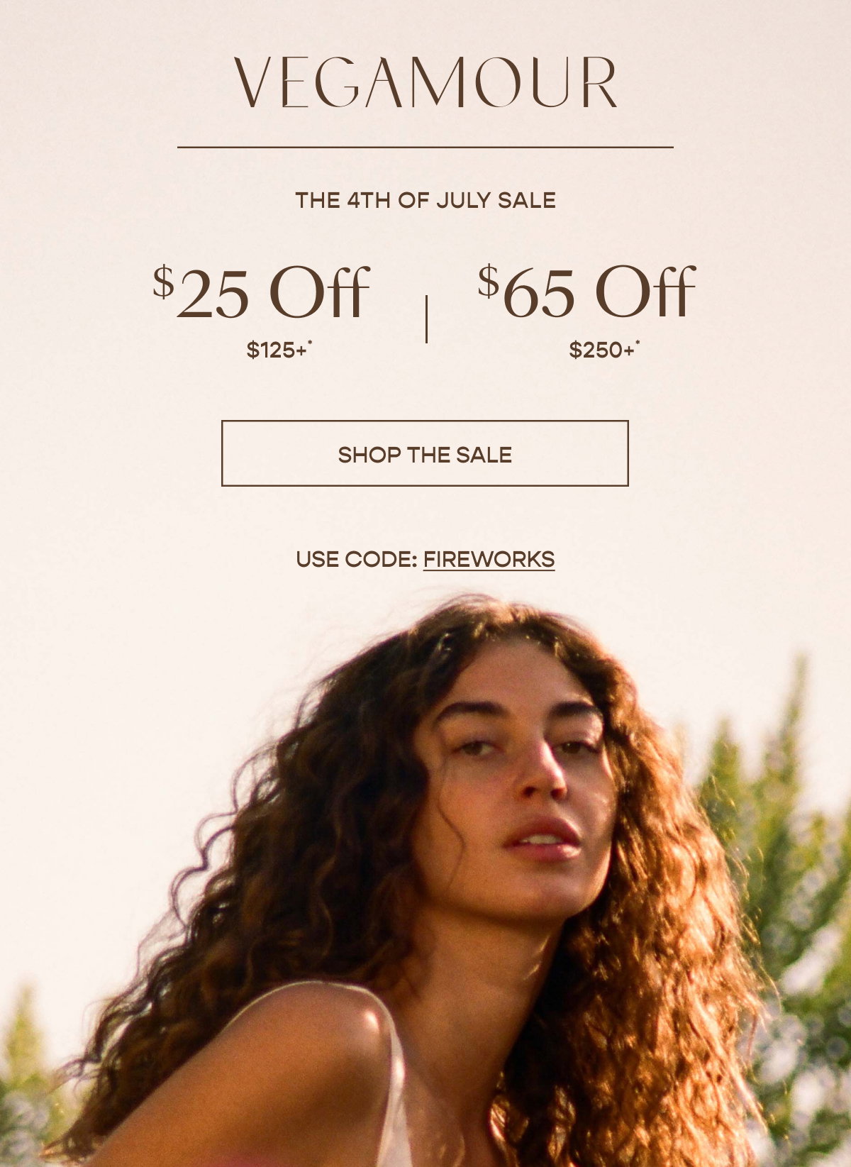 Vegamour. The 4th of July Sale.