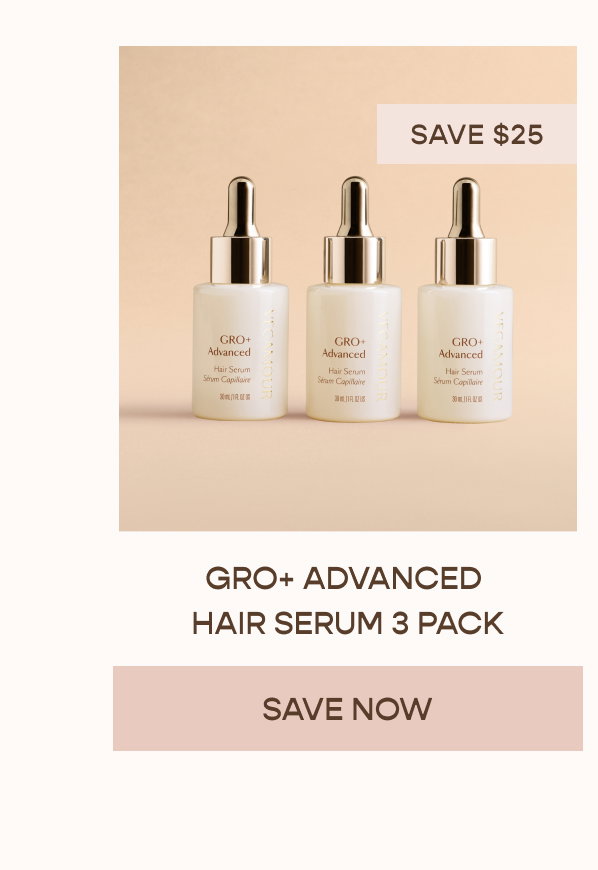 GRO+ Advanced Hair Serum 3-Pack