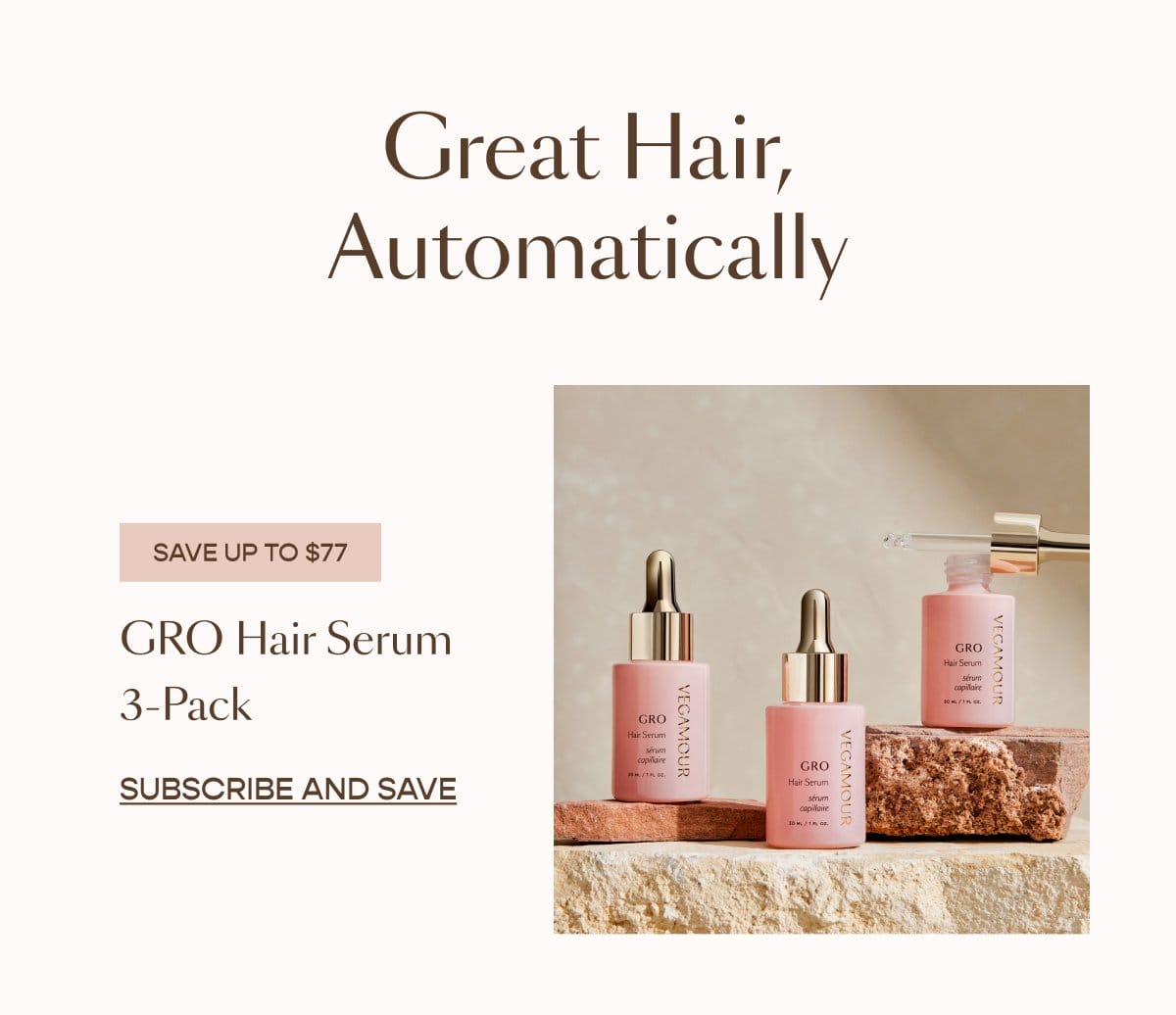 GRO Hair Serum 3 Pack