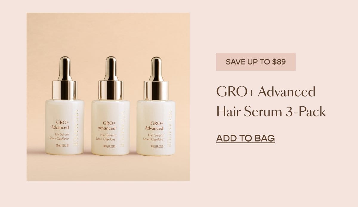 GRO+ Advanced Hair Serum 3 Pack