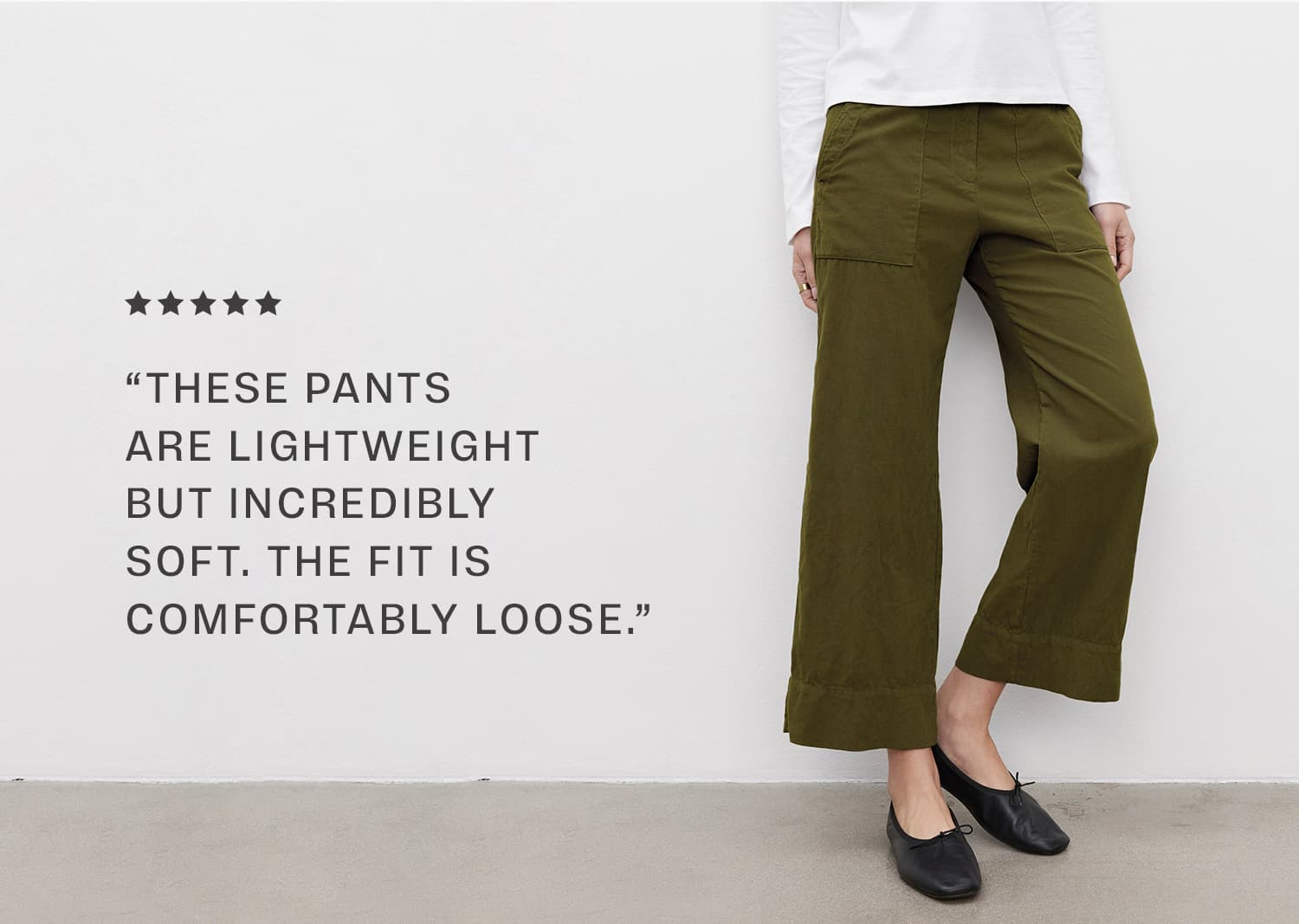 Model wearing the Vera Pant