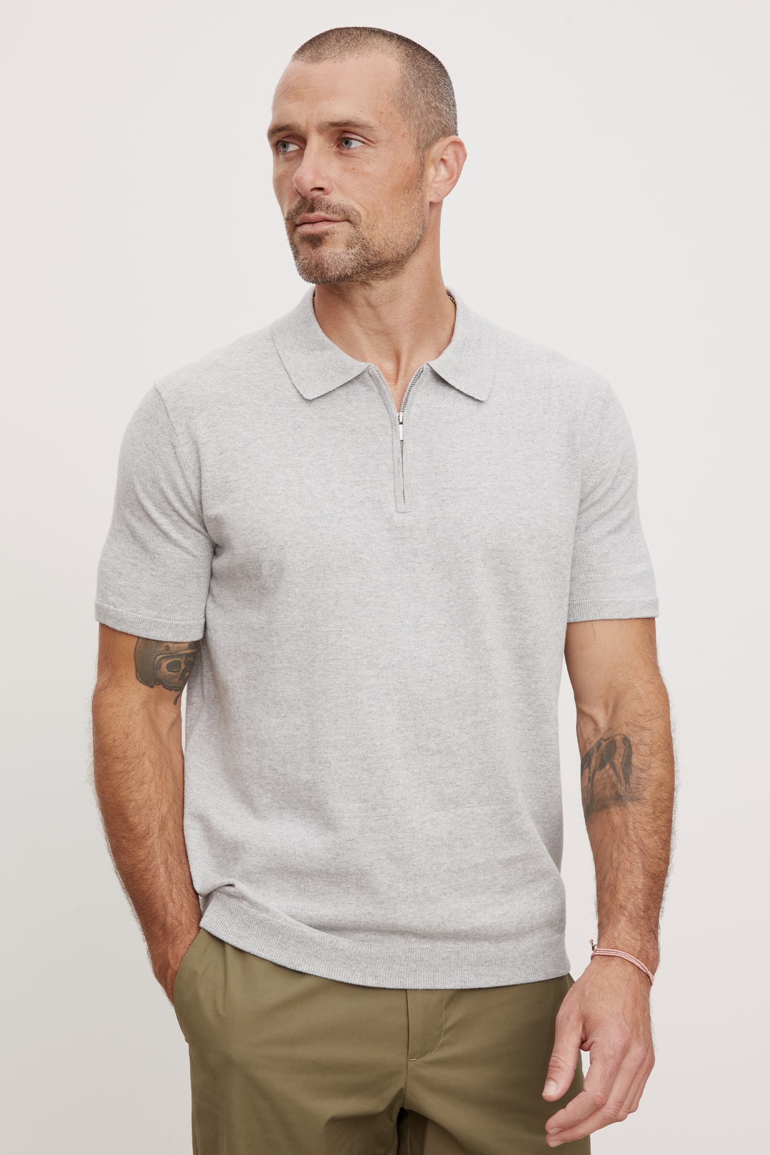 Model wearing the Otto Polo