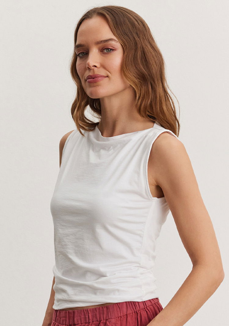 Model wearing the Emilia Tank Top