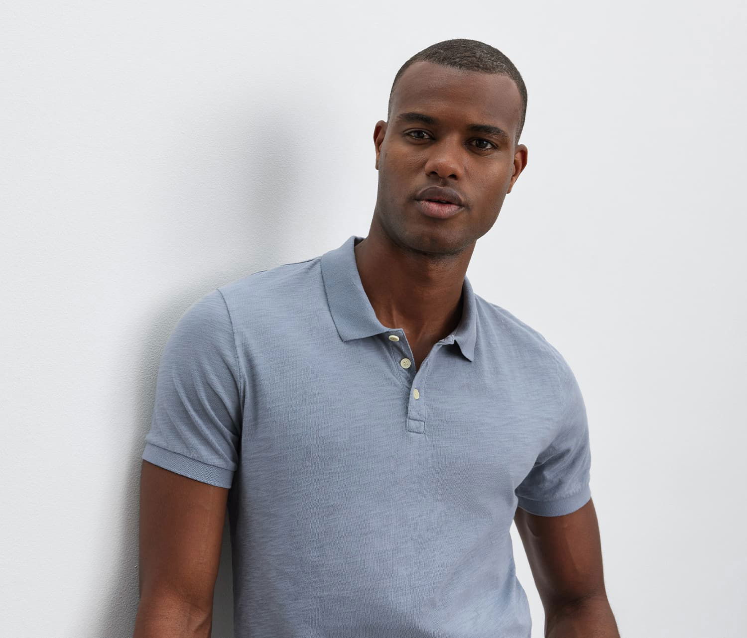 Model wearing the Niko Polo