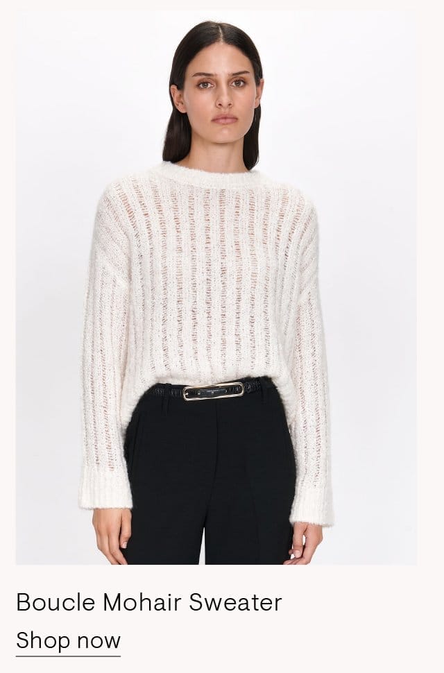 Boucle Mohair Sweater 