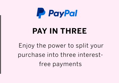 Pay in three with paypal