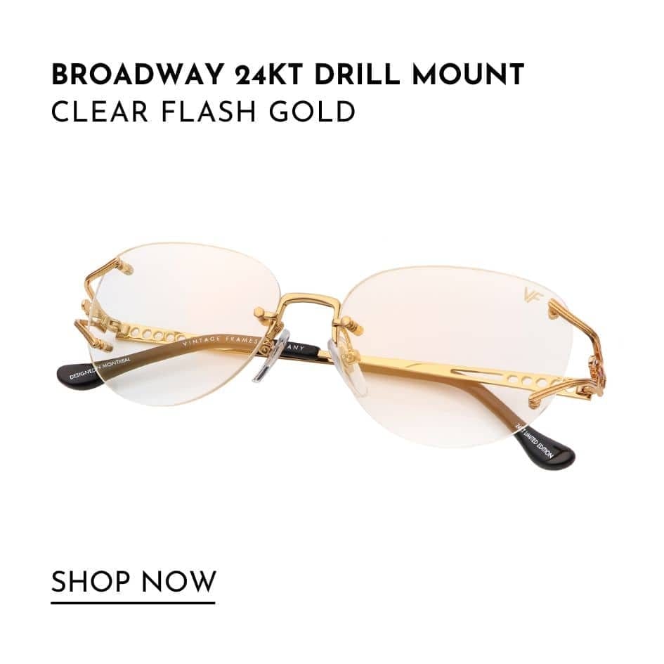 BROADWAY 24KT GOLD DRILL MOUNT