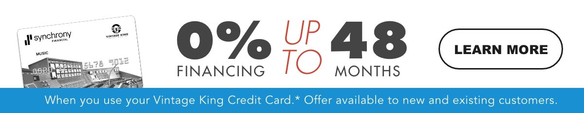 0% Interest Up To 48 Months With Your Vintage King Credit Card*