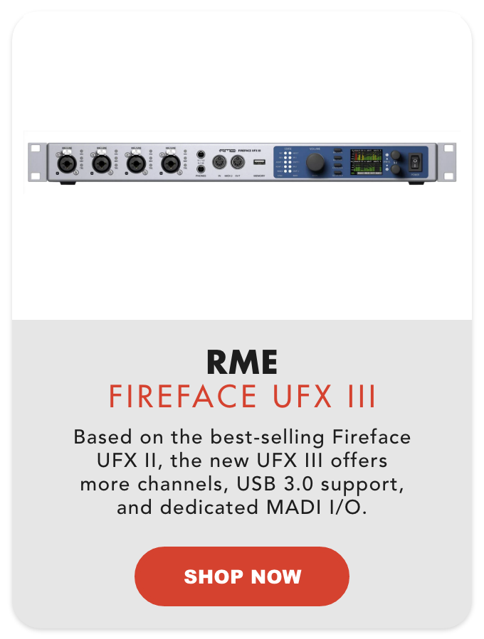 RME Fireface UFX III