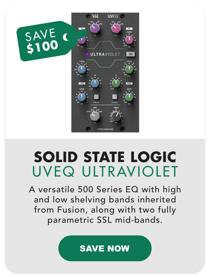 Save \\$100: Solid State Logic UVEQ UltraViolet Fusion