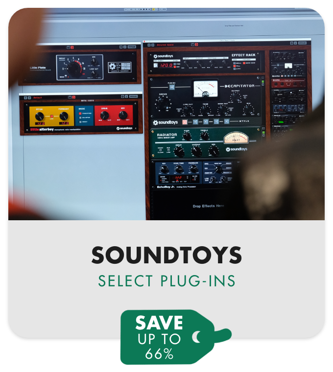 Up To 66% Off Select SoundToys Plug-Ins