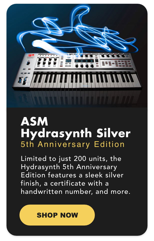 ASM Hydrasynth Silver