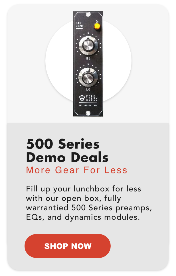500 Series Demo Deals