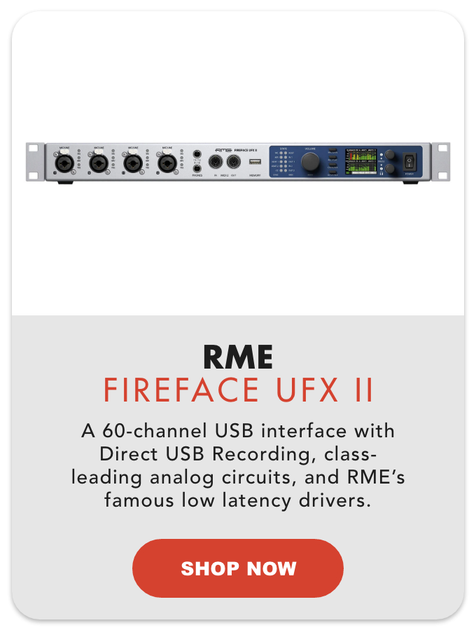 RME Fireface UFX II