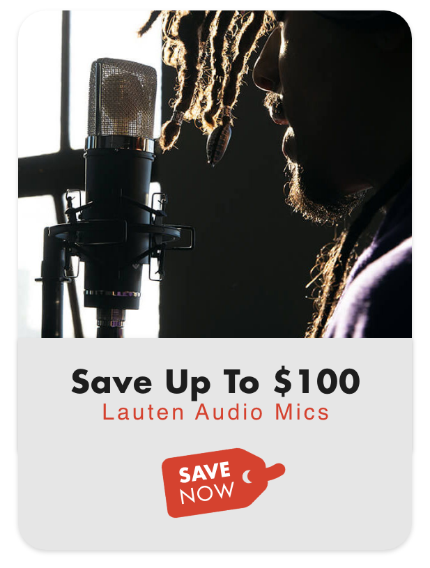 Up To \\$100 Off Lauten Audio Mics