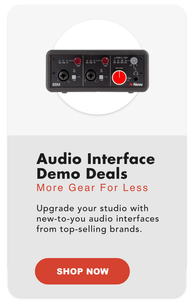 Audio Interface Demo Deals