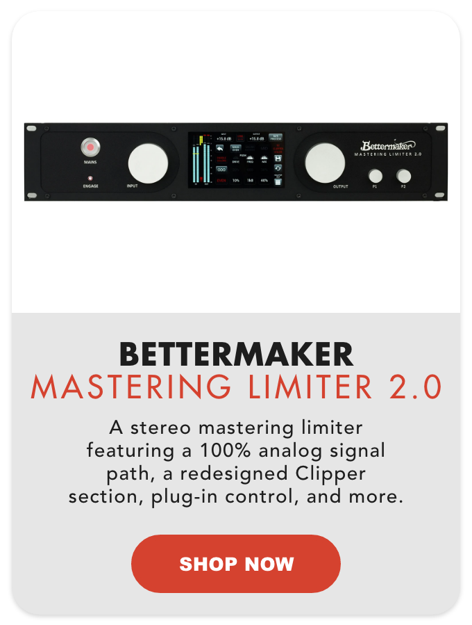 Bettermaker Mastering LImiter 2.0