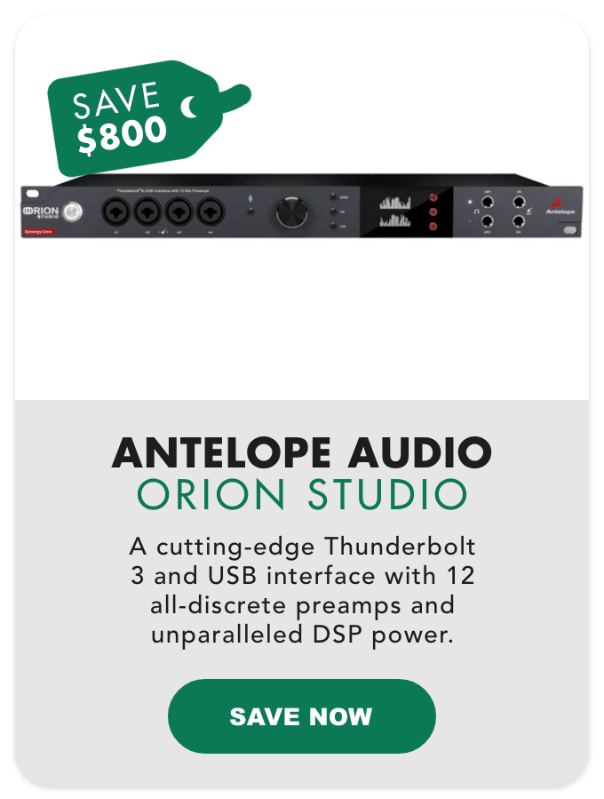 Save \\$800: Antelope Audio Orion Studio