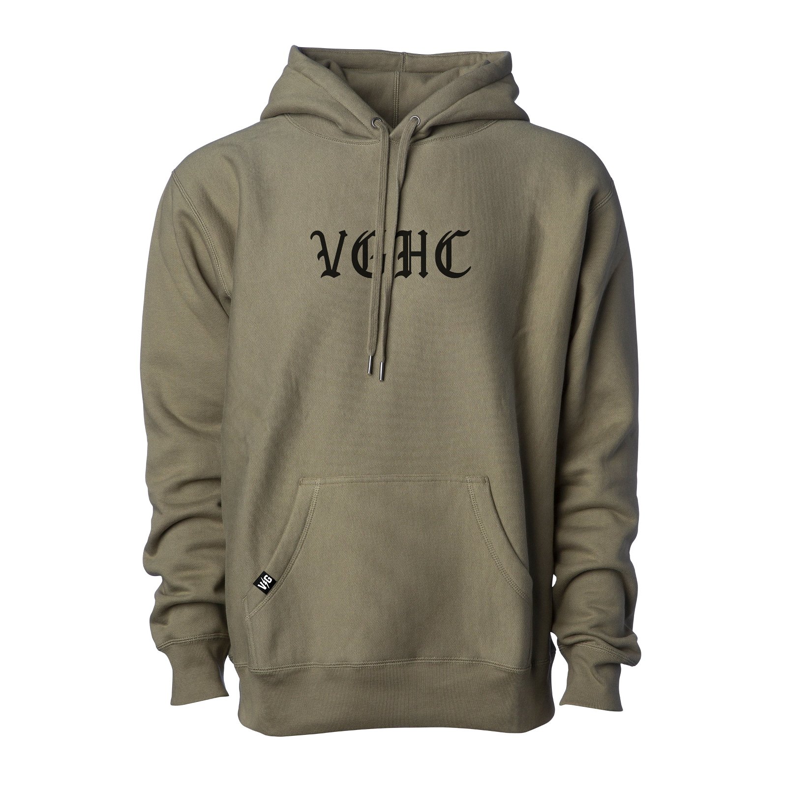 Image of Noir Cross Grain Pullover Hood