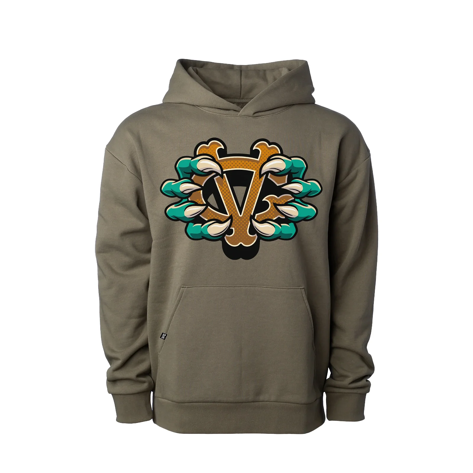 Image of Claws Midweight Pullover Hood