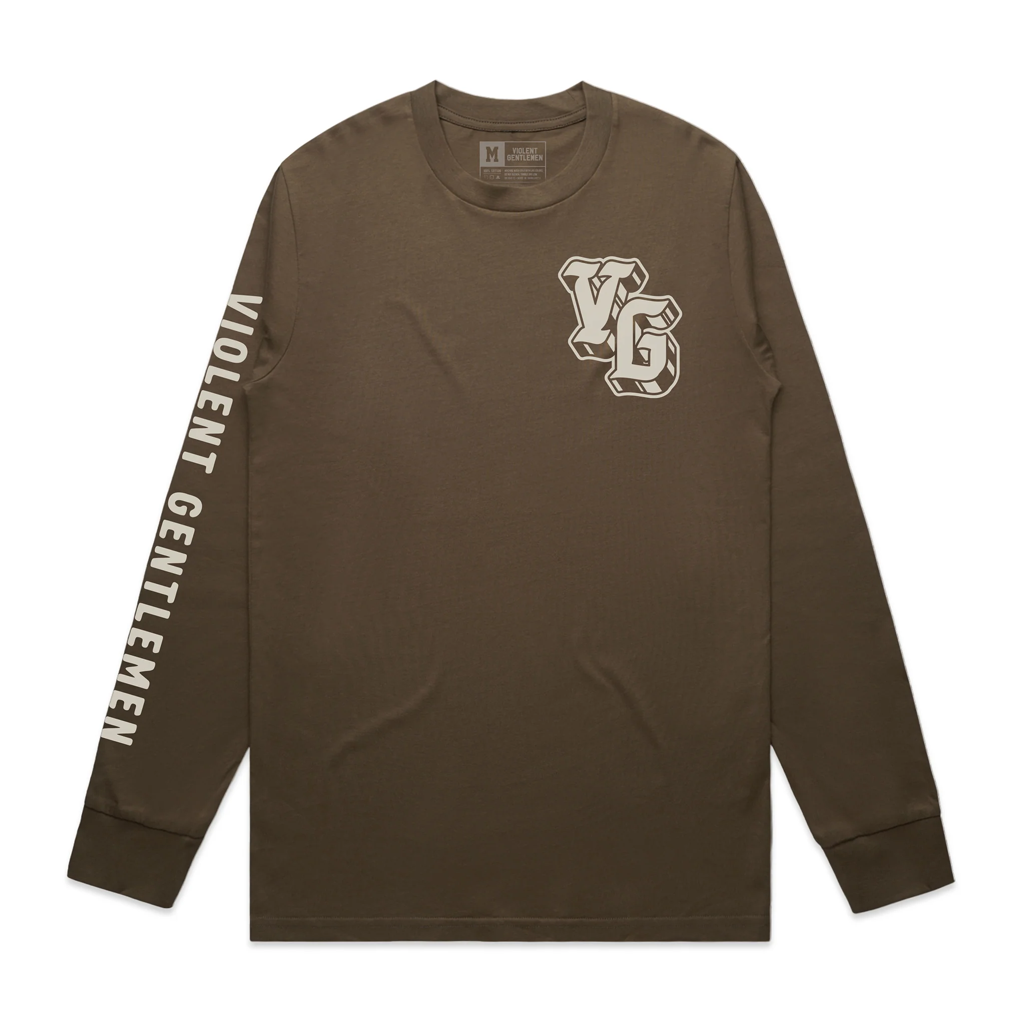 Image of Stone Heavyweight Long Sleeve Tee