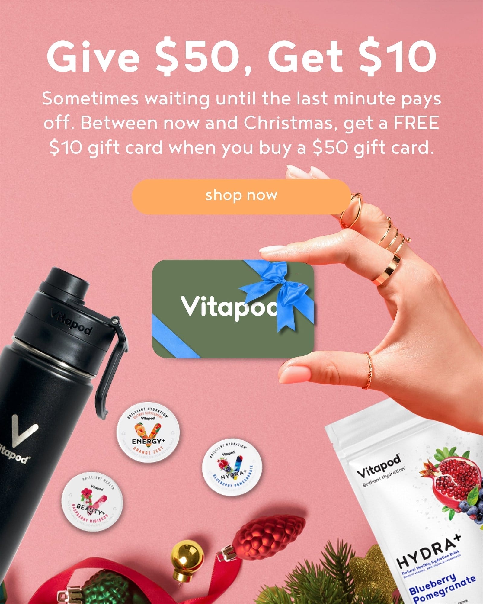 Give \\$50, Get \\$10