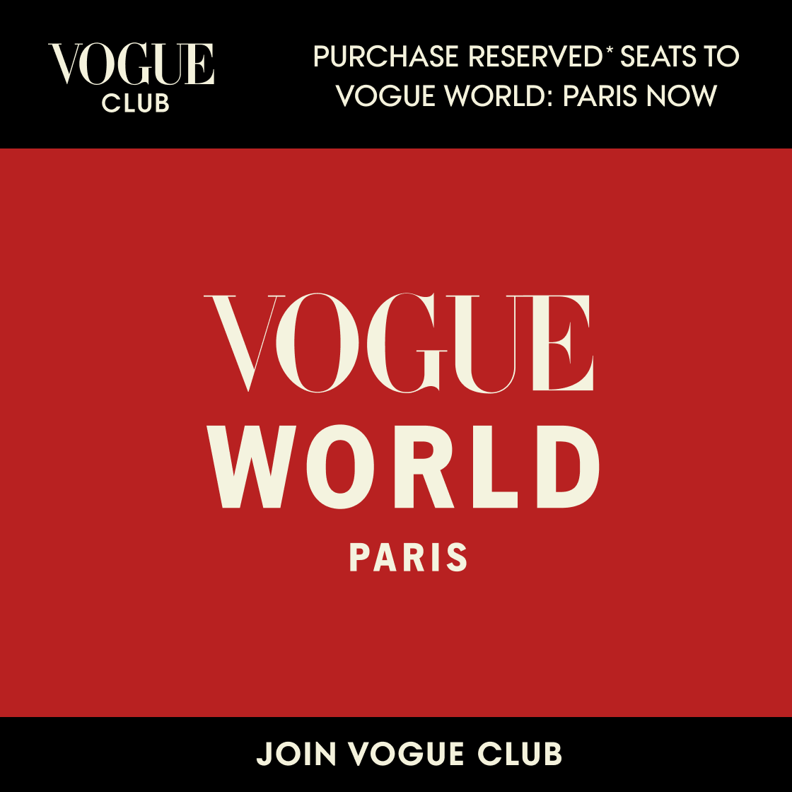 Join Vogue Club