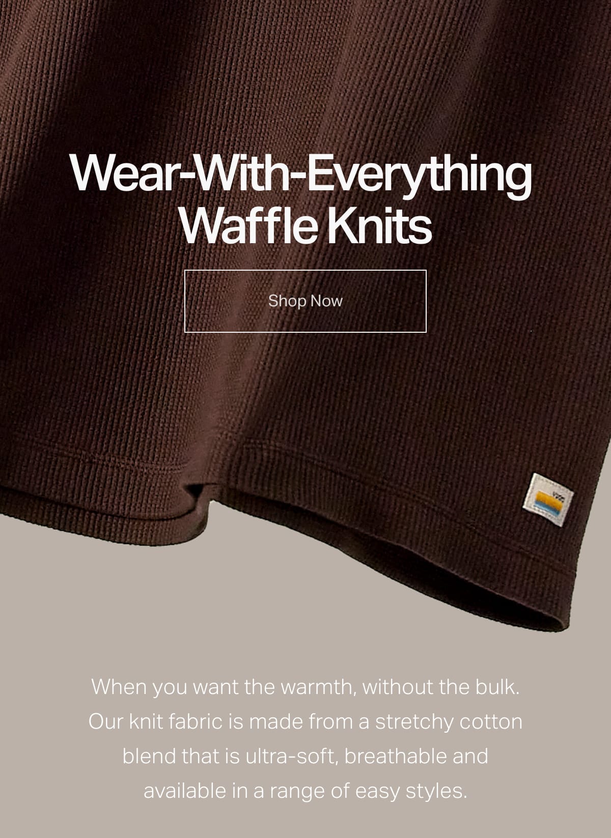 Wear-With-Everything Waffle Knits