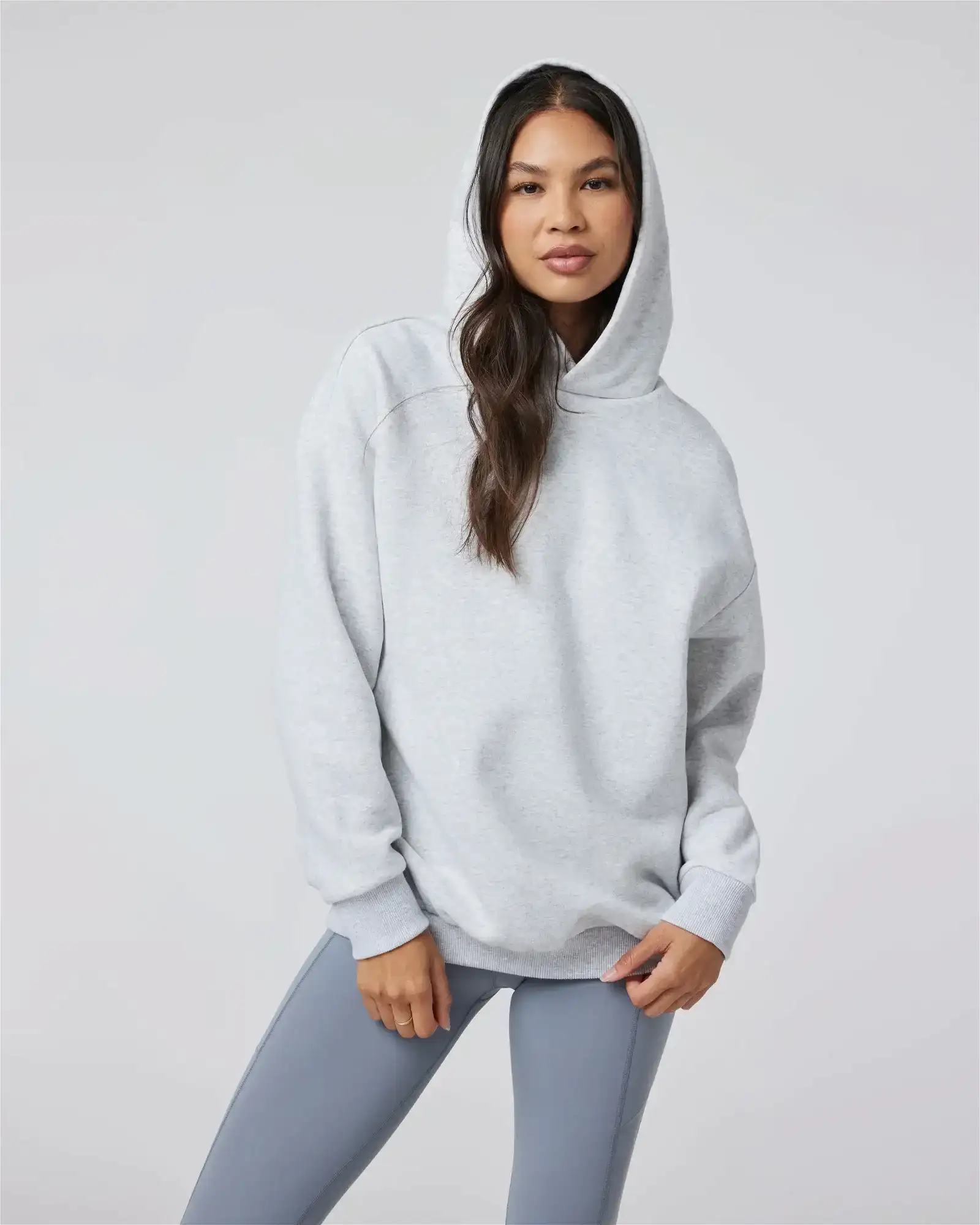 Image of Restore Oversized Hoodie | Pale Grey Heather