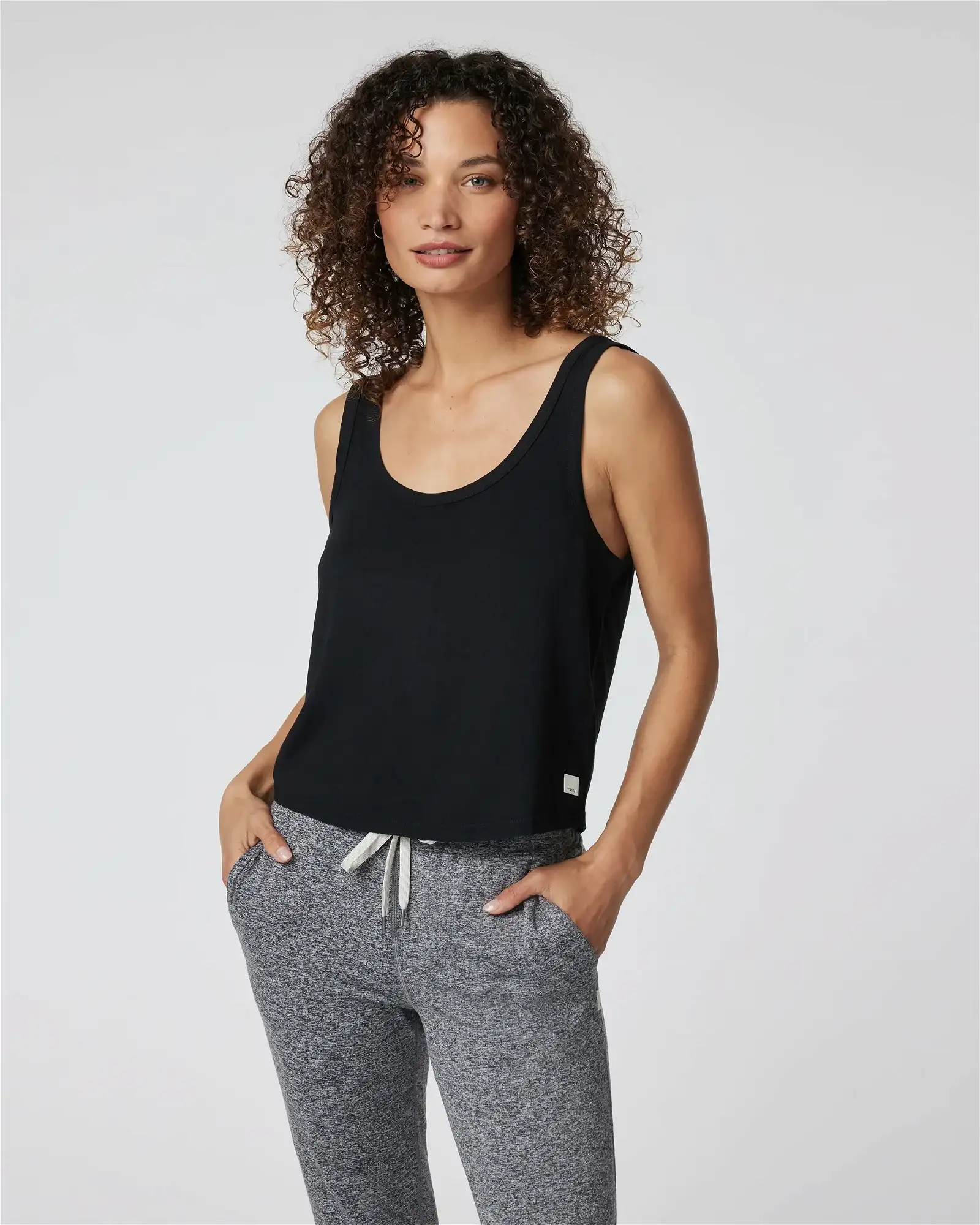 Image of Sutton Relaxed Tank | Black