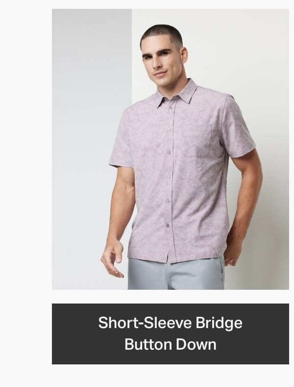 Short-Sleeve Bridge Button Down