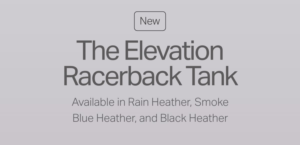 The Elevation Racerback Tank