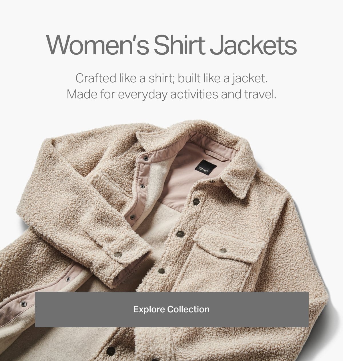 Women's Shirt Jackets