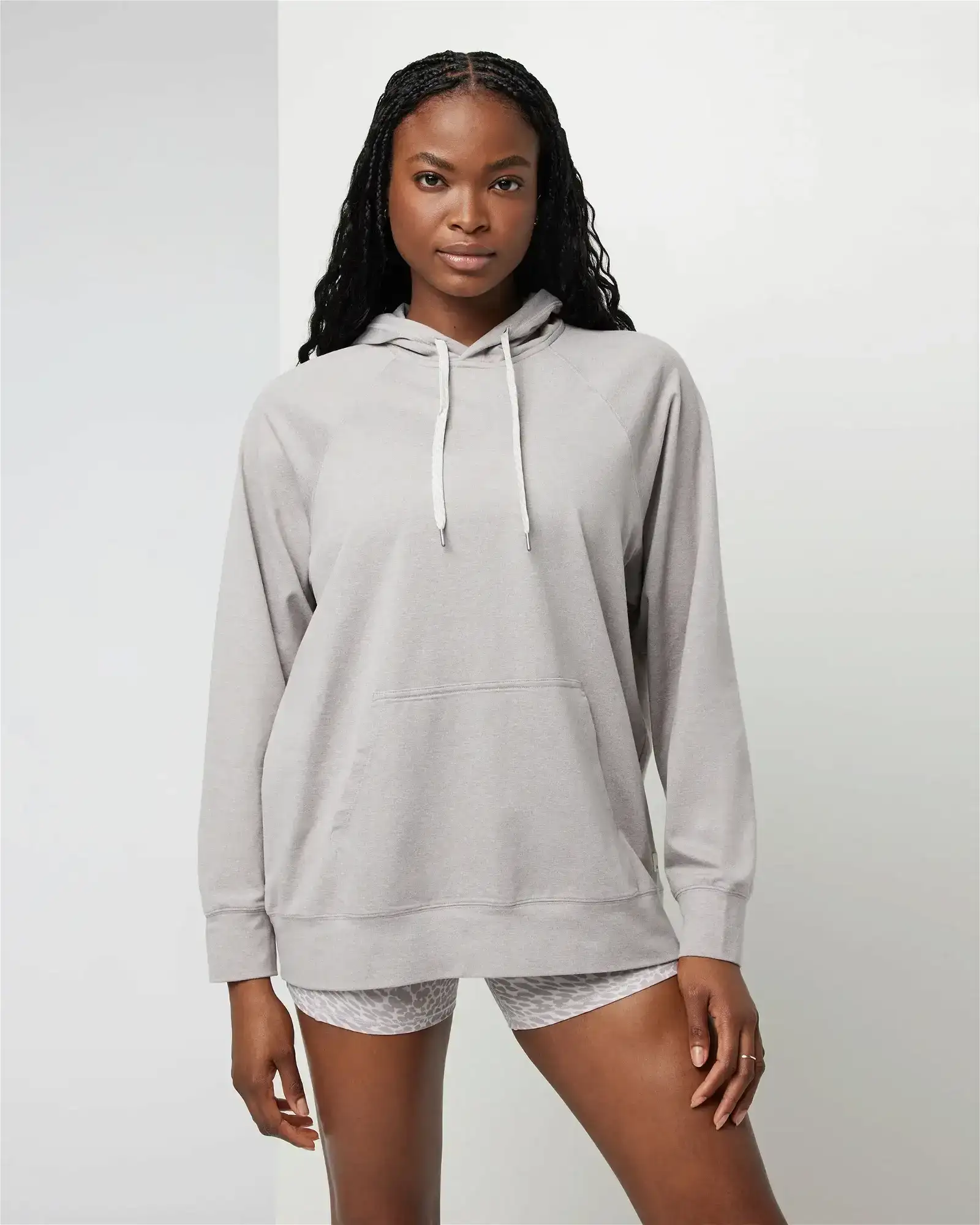 Image of Halo Oversized Hoodie | Soft Pewter Heather