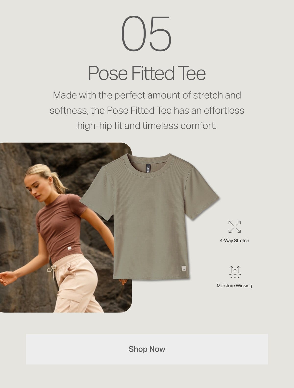 Pose Fitted Tee