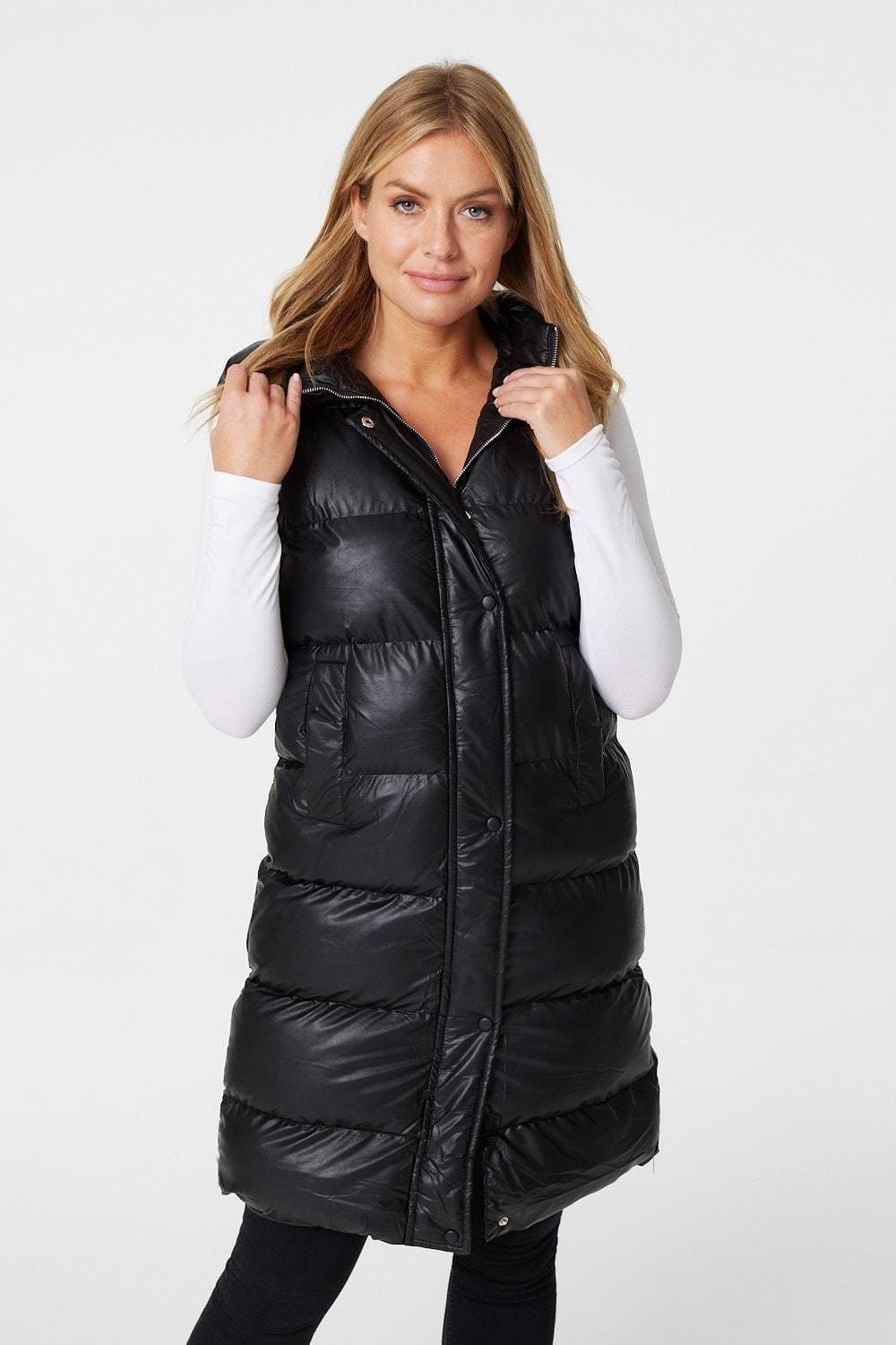 Quilted Gilet Vest with Hood